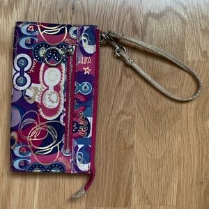 Coach Poppy Wristlet